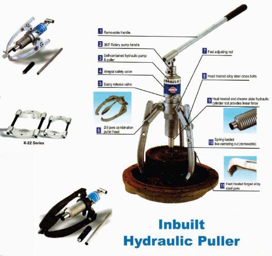 Inbuilt Hydraulic Puller